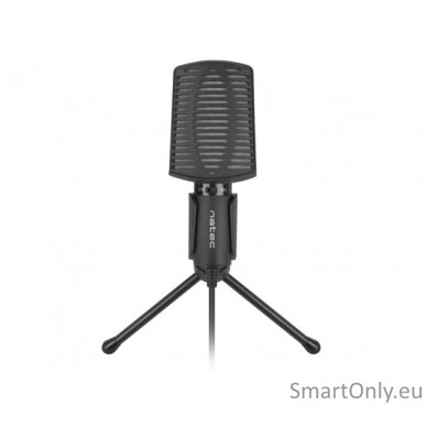 Natec | Microphone | NMI-1236 Asp | Black | Wired 2