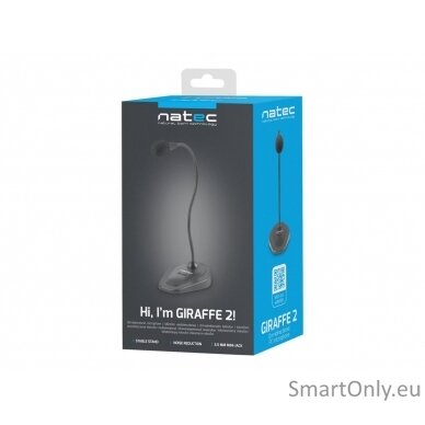 Natec | Microphone | NMI-1563 Girafee 2 | Black | Wired 7