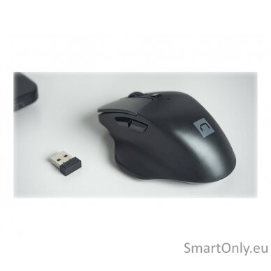 Natec Mouse, BlackBird 2, Silent, Wireless, 1600 DPI, Optical, Black Natec Mouse Black/Gray Wireless 13