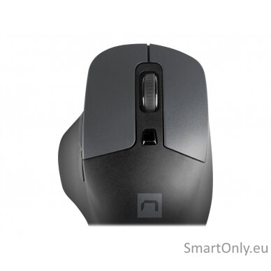 Natec Mouse, BlackBird 2, Silent, Wireless, 1600 DPI, Optical, Black Natec Mouse Black/Gray Wireless 9