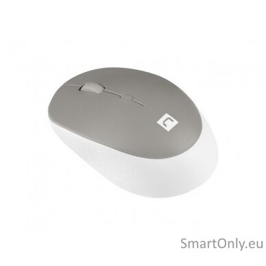 Natec Mouse Harrier 2 	Wireless White/Grey Bluetooth 1