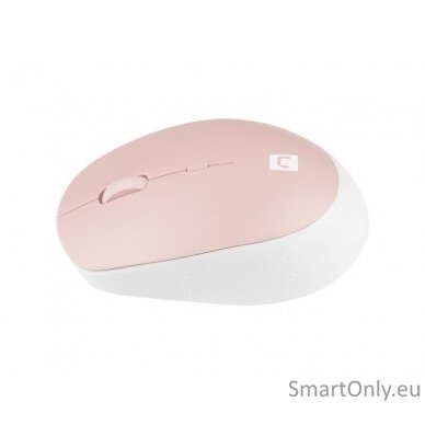 Natec Mouse Harrier 2 	Wireless White/Pink Bluetooth 3