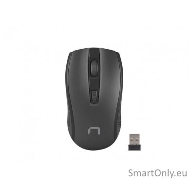 Natec Mouse, Jay 2, Wireless, 1600 DPI, Optical, Black Natec Mouse Black Wireless