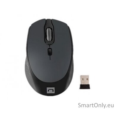 Natec Mouse Osprey NMY-1688 	Wireless Black/Gray Bluetooth, 2.4 GHz 5