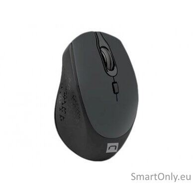 Natec Mouse Osprey NMY-1688 	Wireless Black/Gray Bluetooth, 2.4 GHz 6