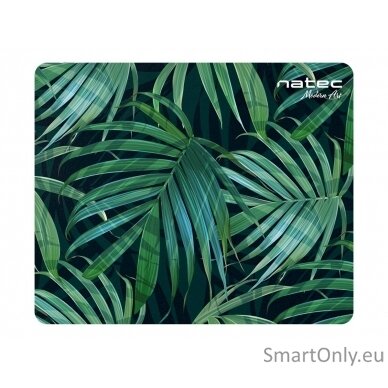 Natec Mouse Pad, Photo, Modern Art - Palm Tree, 220x180 mm | Natec | Mouse Pad | Modern Art - Palm Tree | Black 5