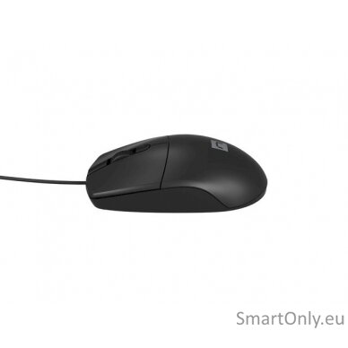 Natec Mouse Ruff Plus Wired Black 1