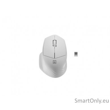 Natec Mouse Siskin 2 	Wireless White USB Type-A