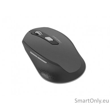 Natec Mouse, Siskin, Silent, Wireless, 2400 DPI, Optical, Black-Grey Natec Mouse Black/Grey Wireless 1