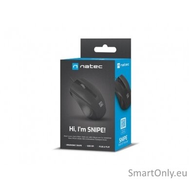 Natec Mouse Snipe Wired Black 4