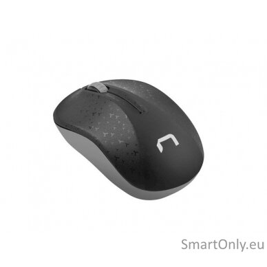 Natec Mouse, Toucan, Wireless, 1600 DPI, Optical, Black-Grey Natec Mouse Black/Grey Wireless 2