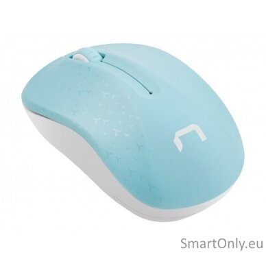 Natec Mouse, Toucan, Wireless, 1600 DPI, Optical, Blue/White Natec Mouse Blue/White Wireless 4