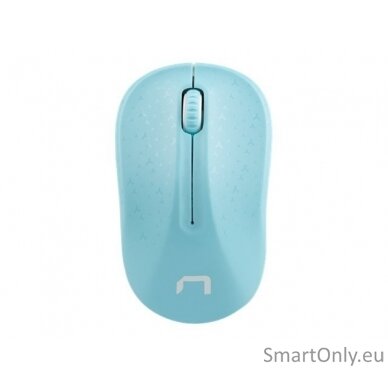 Natec Mouse, Toucan, Wireless, 1600 DPI, Optical, Blue/White Natec Mouse Blue/White Wireless 5