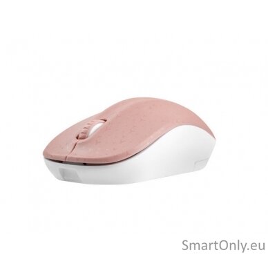 Natec Mouse, Toucan, Wireless, 1600 DPI, Optical, Pink-White Natec Mouse Pink/White Wireless 2