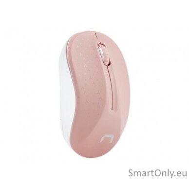 Natec Mouse, Toucan, Wireless, 1600 DPI, Optical, Pink-White Natec Mouse Pink/White Wireless 4