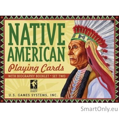 Native American Set Two žaidimų kortos Us Games Systems 6