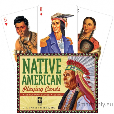 Native American Set Two žaidimų kortos Us Games Systems