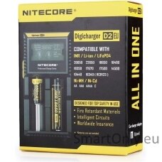 Nitecore Digicharger D2 EU Baterijų įkroviklis