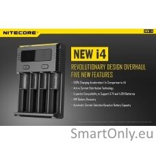 Nitecore Intellicharger New i4 Baterijų įkroviklis