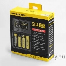 Nitecore SC4 Superb Baterijų įkroviklis