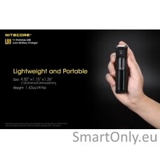 Nitecore UI1 Portable USB Intelligent Universal Baterijų įkroviklis