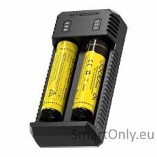 Nitecore UI2 Portable Dual-slot USB Baterijų įkroviklis