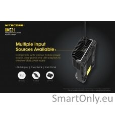 Nitecore UMS2 Intelligent USB Superb Baterijų įkroviklis