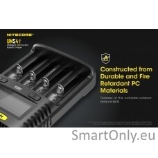 Nitecore UMS4 Intelligent USB Superb Baterijų įkroviklis