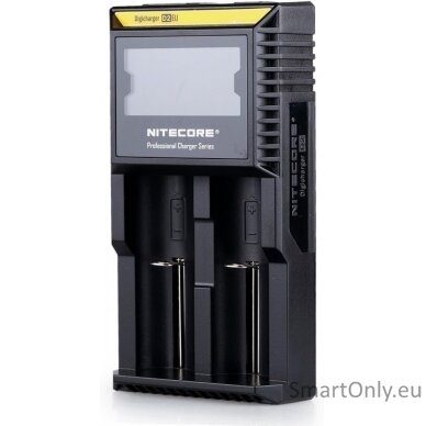 Nitecore Digicharger D2 EU Baterijų įkroviklis 3