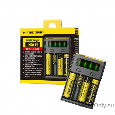 Nitecore Intellicharger New i4 Baterijų įkroviklis 5