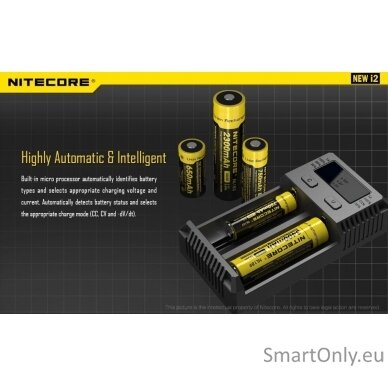 Nitecore New I2 Intellicharger Baterijų įkroviklis  13