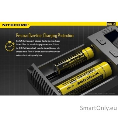 Nitecore New I2 Intellicharger Baterijų įkroviklis  16