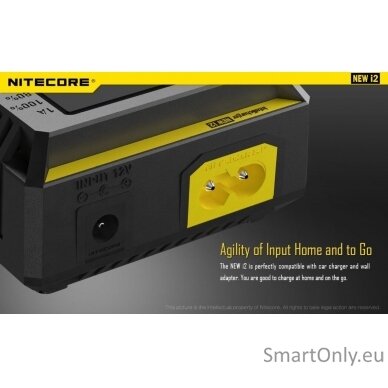 Nitecore New I2 Intellicharger Baterijų įkroviklis  2