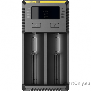 Nitecore New I2 Intellicharger Baterijų įkroviklis  18