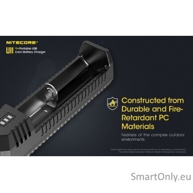 Nitecore UI1 Portable USB Intelligent Universal Baterijų įkroviklis  4