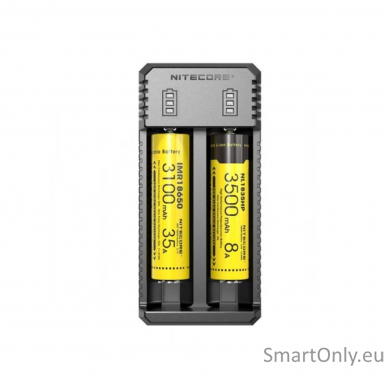 Nitecore UI2 Portable Dual-slot USB Baterijų įkroviklis  11