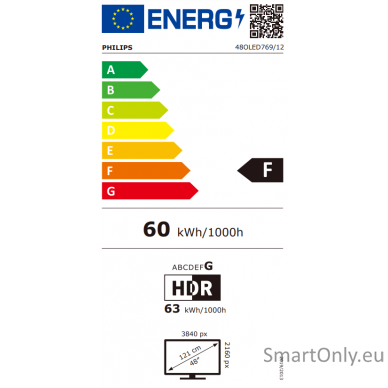 OLED TV with Ambilight | 48OLED769/12 | 48 | Smart TV | TITAN OS | 4K UHD 4