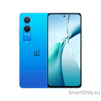 OnePlus Nord CE4 Lite | Mega Blue | 6.67 " | AMOLED | 1080 x 2400 pixels | Qualcomm SM6375 | Snapdragon 695 5G (6 nm) | Internal RAM 8 GB | 256 GB | Dual SIM | 4G | 5G | Main camera resolution 50+2 MP | Secondary camera resolution 16 MP | Android | 14