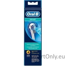 Oral-B | ED 17-4 | Toothbrush Heads, OxyJet | Heads | For adults | Number of brush heads included 4 | White