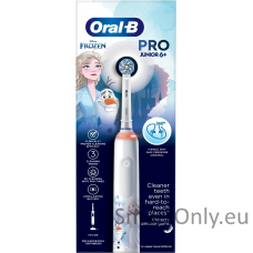 Oral-B | Electric Toothbrush | Frozen Pro Series 3 | Rechargeable | For kids | Number of brush heads included 1 | Number of teeth brushing modes 3 | White