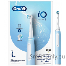 Oral-B Electric Toothbrush | iO3N | Rechargeable | For adults | Number of brush heads included 1 | Number of teeth brushing modes 3 | Ice Blue