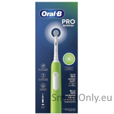 Oral-B Electric Toothbrush | Pro Junior 6+ | Rechargeable | For children | Number of brush heads included 1 | Number of teeth brushing modes 3 | Green