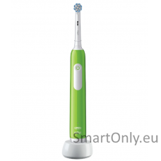 Oral-B Electric Toothbrush | Pro Junior 6+ | Rechargeable | For children | Number of brush heads included 1 | Number of teeth brushing modes 3 | Green