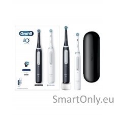 Oral-B iO4 Series Electric Toothbrush Duo pack, Black/White Oral-B