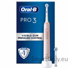 Oral-B Pro3 3400N Electric Toothbrush Pink