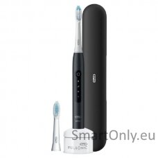 Oral-B Toothbrush | Pulsonic Slim Luxe 4500 | Rechargeable | For adults | Number of brush heads included 2 | Number of teeth brushing modes 3 | Sonic technology | Black