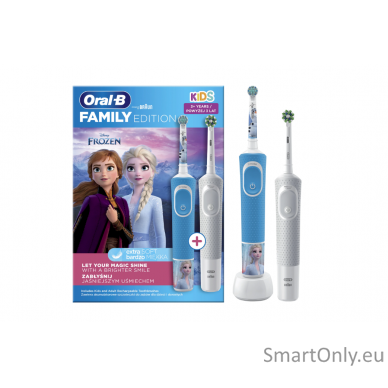 Oral-B D100 Kids Frozen + Vitality Pro D103 1