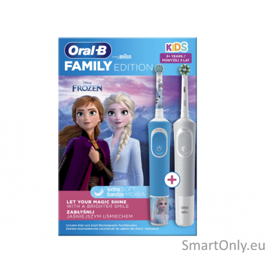 Oral-B D100 Kids Frozen + Vitality Pro D103 3