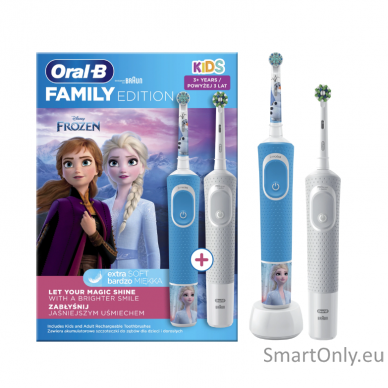 Oral-B D100 Kids Frozen + Vitality Pro D103