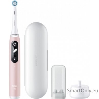 Oral-B Electric Toothbrush | iO Series 6 | Rechargeable | For adults | Number of brush heads included 1 | Number of teeth brushing modes 5 | Pink